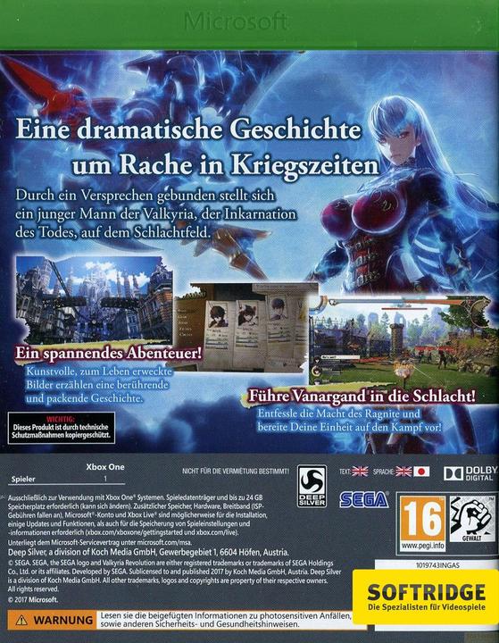 Actual product image Sega Valkyria Revolution - Limited Edition (Xbox One X, Xbox Series X, Multilingual)