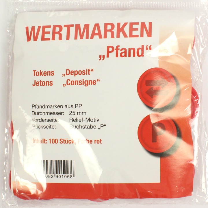 Produktbild W&A Jetons Wertmarken Pfand