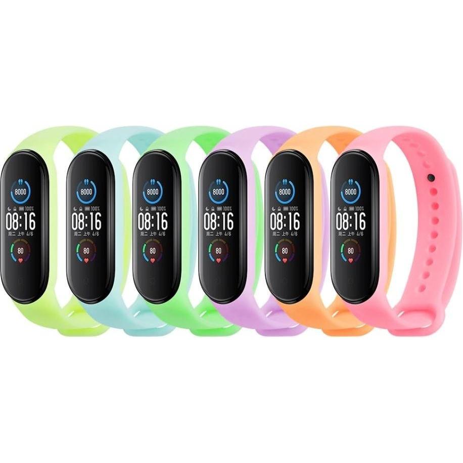 Thumbnail - Strap-it Silikonarmband (Silikon, Mi Band 6), Uhrenarmband, Orange