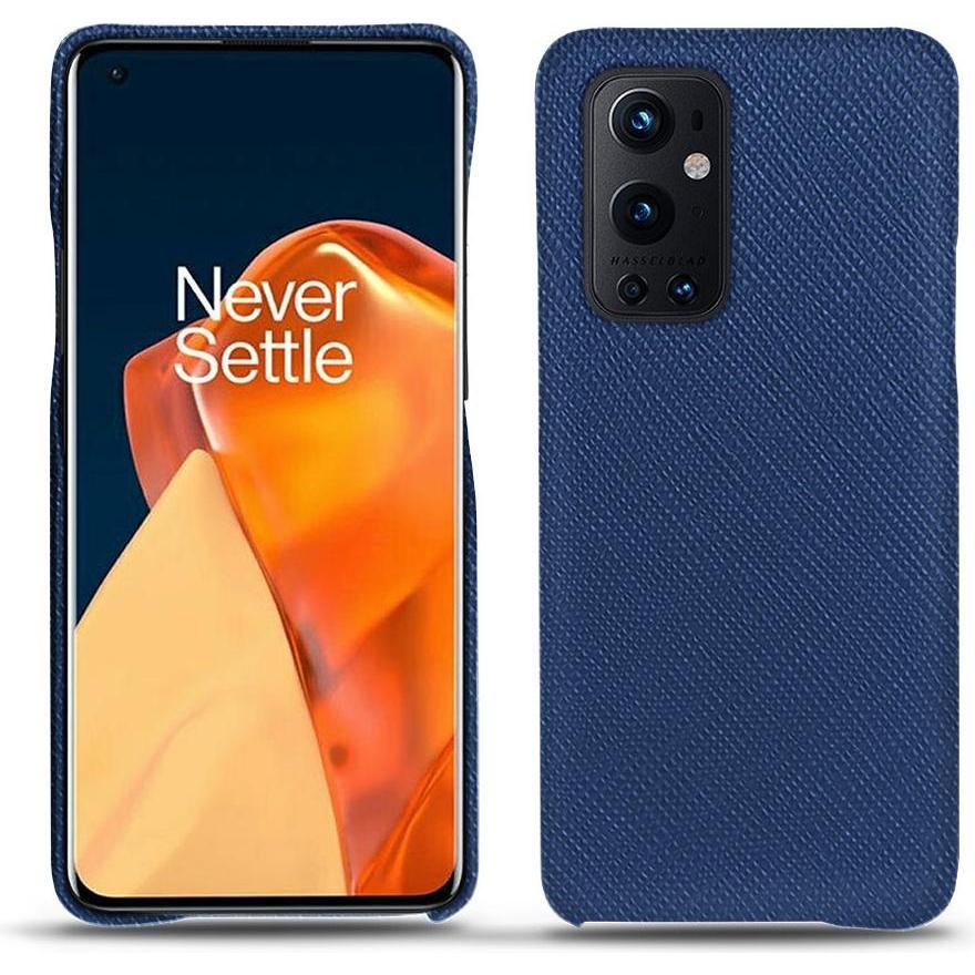 Noreve Lederschutzhülle (OnePlus 9 Pro), Smartphone Hülle, Blau