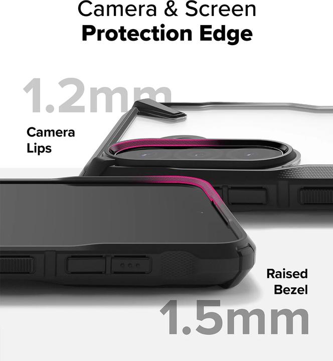 Produktbild Ringke Fusion X Case for Samsung Galaxy A36 / A56 5G - Black (Samsung Galaxy A36, Samsung Galaxy A56 5G)