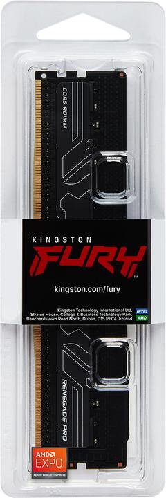 Produktbild Kingston Fury Renegade Pro XMP 32GB, DDR5, 6800MT/s, CL34, Overclockable, ECC, Intel XMP, RDIMM Server-Class (1 x 32GB, 6800 MHz, DDR5-RAM, R-DIMM)