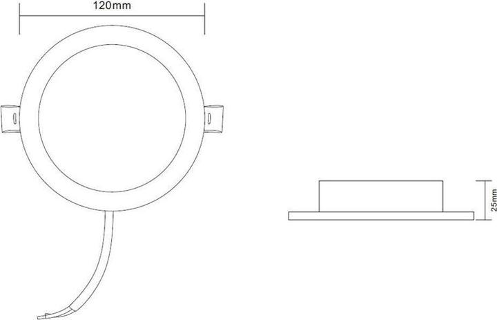 Produktbild Okko Recessed LED Light Epirus 6w Round