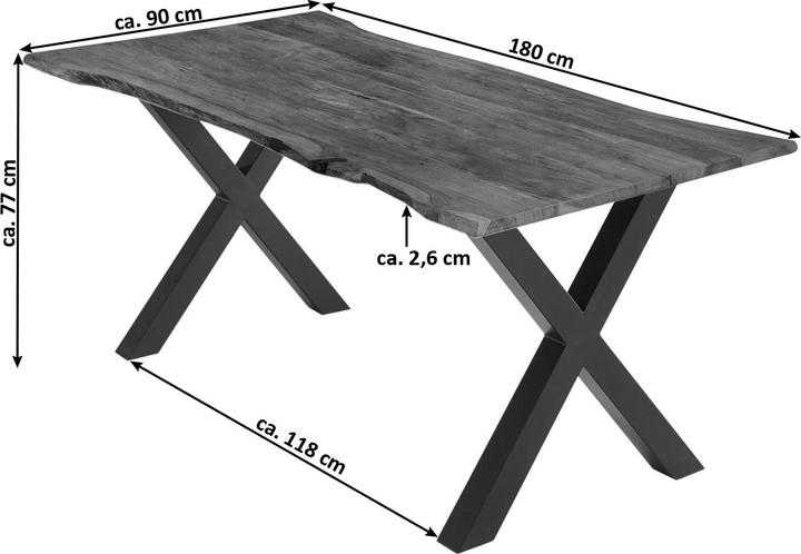 Image du produit SAM Yvonne (180 x 90 x 77 cm)