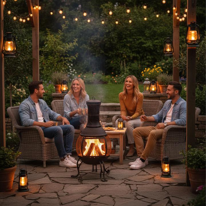 Produktbild Relaxdays Aztekenofen