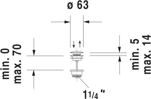 Image du produit Duravit Valve PUSH-OPEN