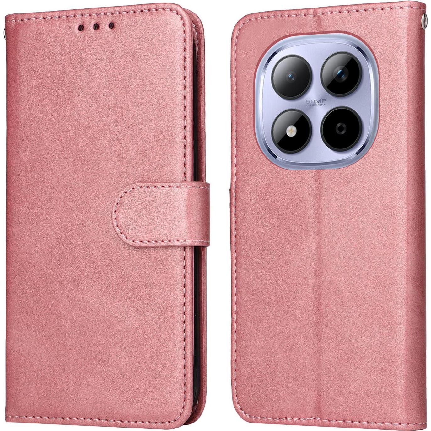 Cover-Discount Xiaomi Redmi Note 15 Pro 5G - Premium Handyhülle Etui (Xiaomi Redmi 15 5G), Cover smartphone, Rosa