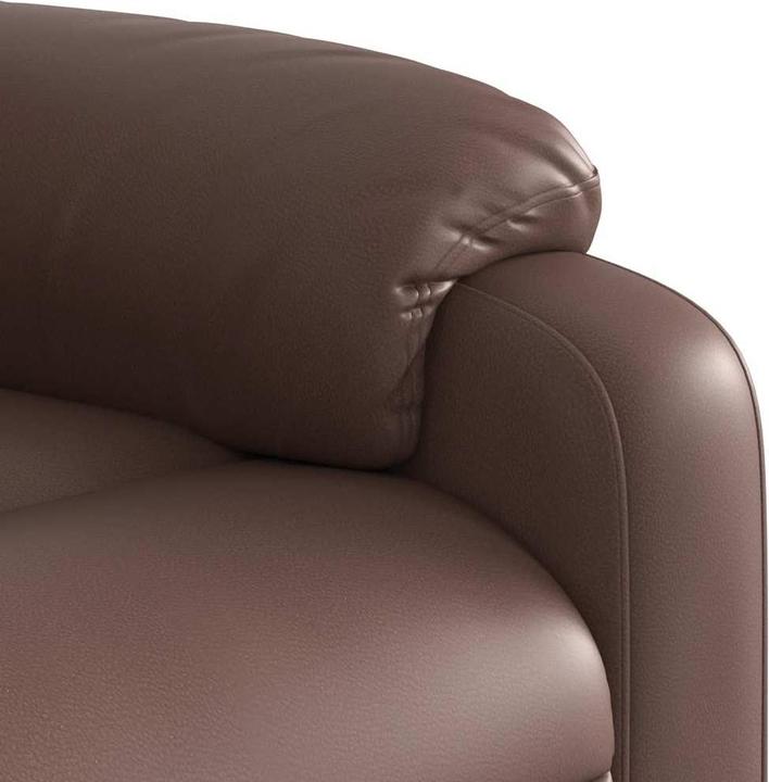 Produktbild VidaXL Massagesessel mit Aufstehhilfe Fernsehsessel Relaxsessel Braun Kunstleder