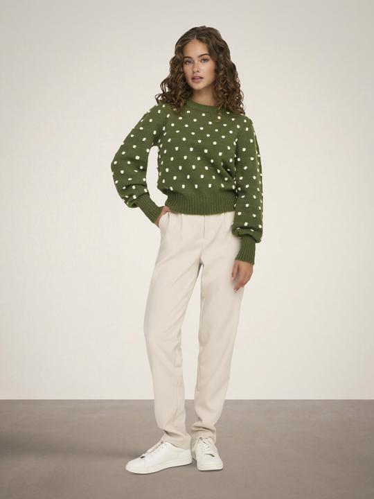 Produktbild JdY Normal geschnitten Hoch geschlossen Lange Bündchen Puffärmel Pullover Strickpullover (XL)