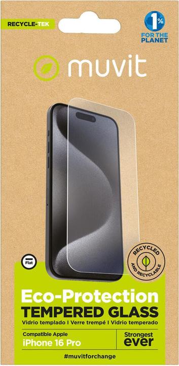 Actual product image Muvit MCTPG0225 (1 pcs., Apple iPhone 16 Pro, Apple iPhone 17, Apple iPhone 17 Pro)