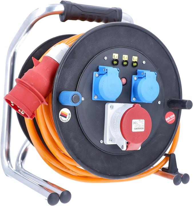 Produktbild As - Schwabe Hartgummi CEE Kabeltrommel (30 m, 2.50 mm²)