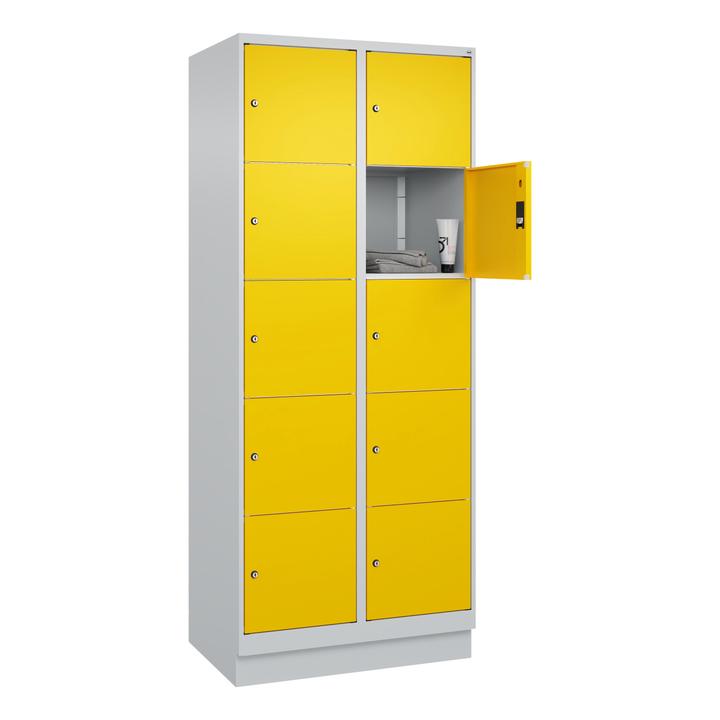 Verkehrsgelb, Lichtgrau