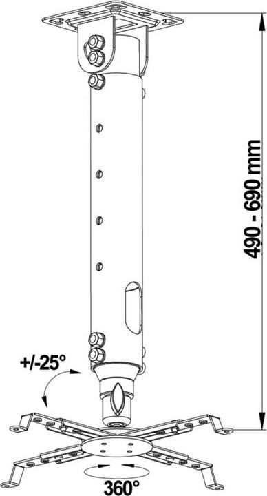 Produktbild myWall H16-8WL (Decke)