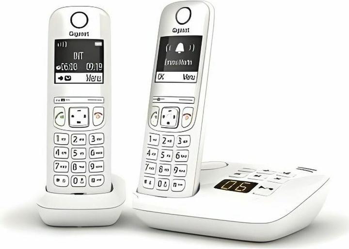 Produktbild Gigaset As690a Duo Dect Phone White W/Answer