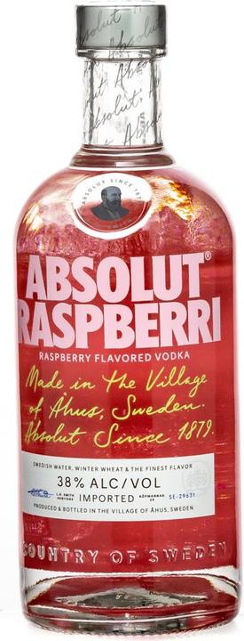Actual product image Absolut Vodka Raspberri (1 x 70 cl)