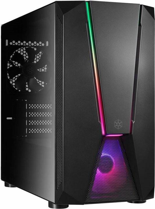 Immagine prodotto Silverstone Case Fara V1M Pro Micro-ATX, ARGB, vetro temperato (mATX, Mini-ITX)
