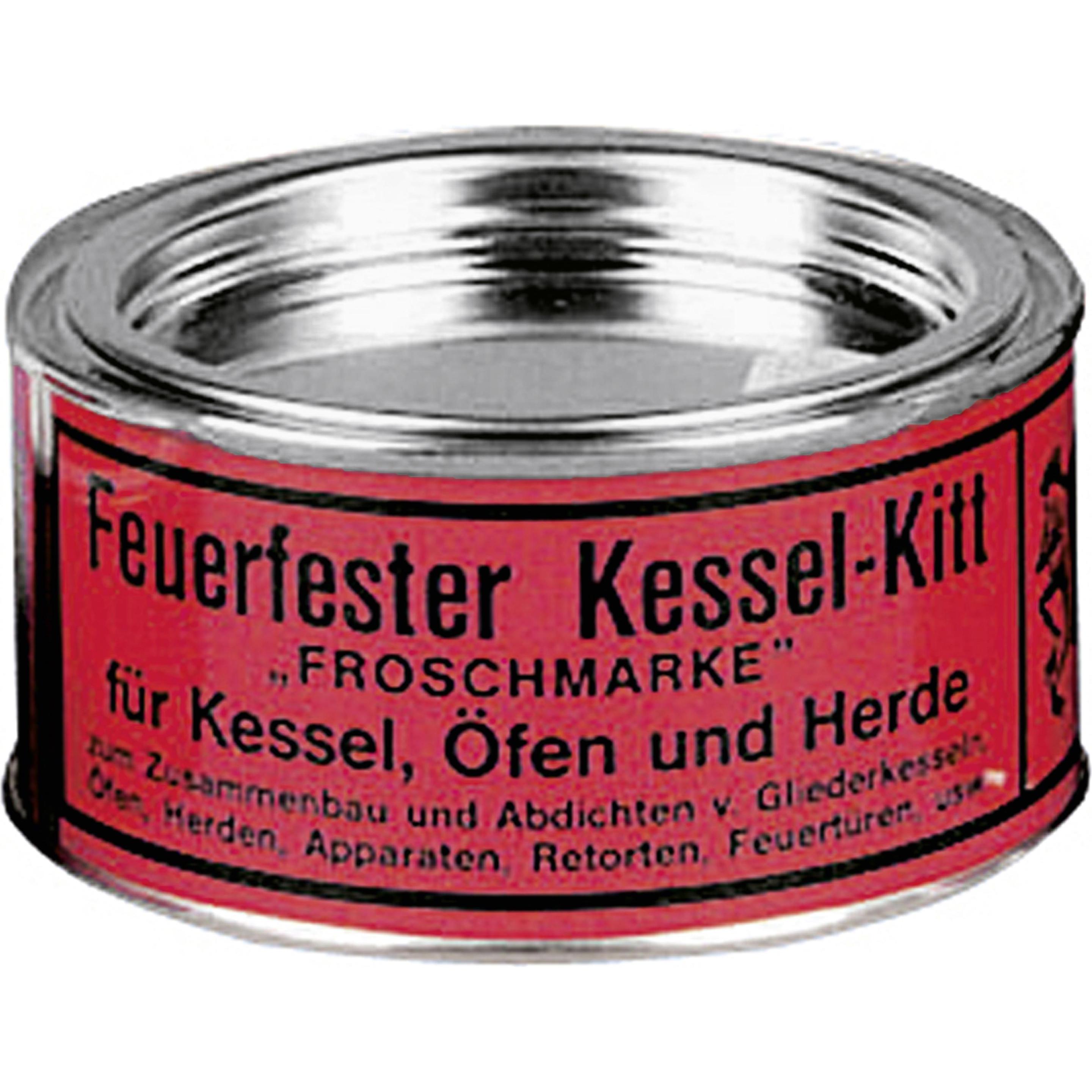 Fermit, Dichtmittel, Feuerfester Kesselkitt (0.50 kg, Schwarz, 500 ml)