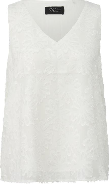 Immagine prodotto s.Oliver Bluse Ärmellose Chiffon-Bluse mit V-Ausschnitt und floralem Muster (38)