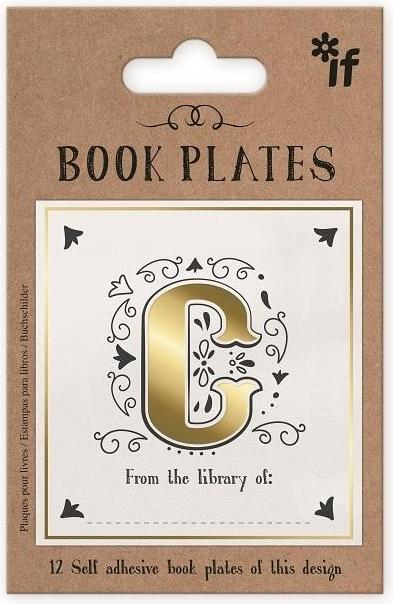 IF Exlibris - Satz Aufkleber - Buchstabe C
