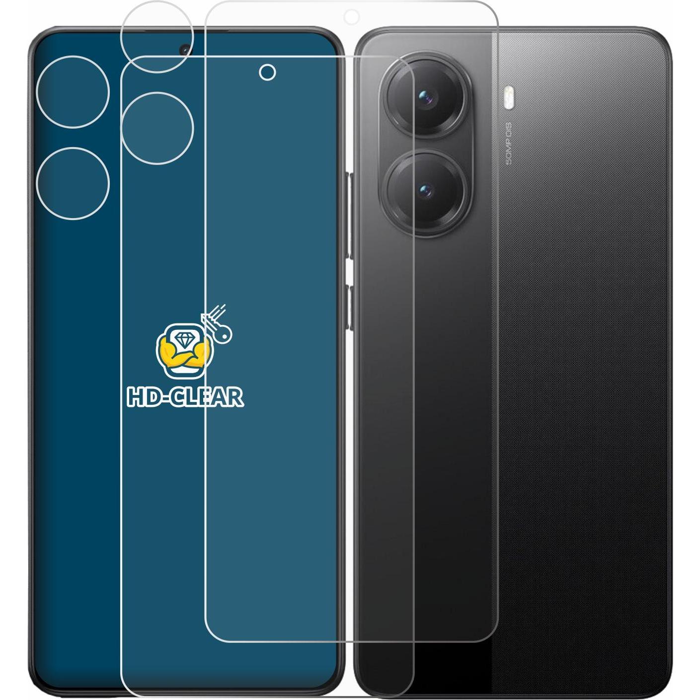 Thumbnail - BROTECT Schutzfolie Displayschutz Displayschutzfolie Folie Klar Transparent (2 Stück, Oppo AX7 Pro), Smartphone Schutzfo...