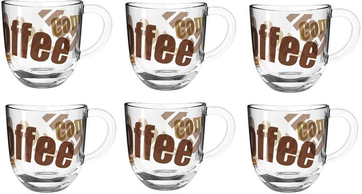 Immagine prodotto Leonardo Tazza da caffè Napoli con testo 280 ml, Trasparente (280 ml, 6 x)