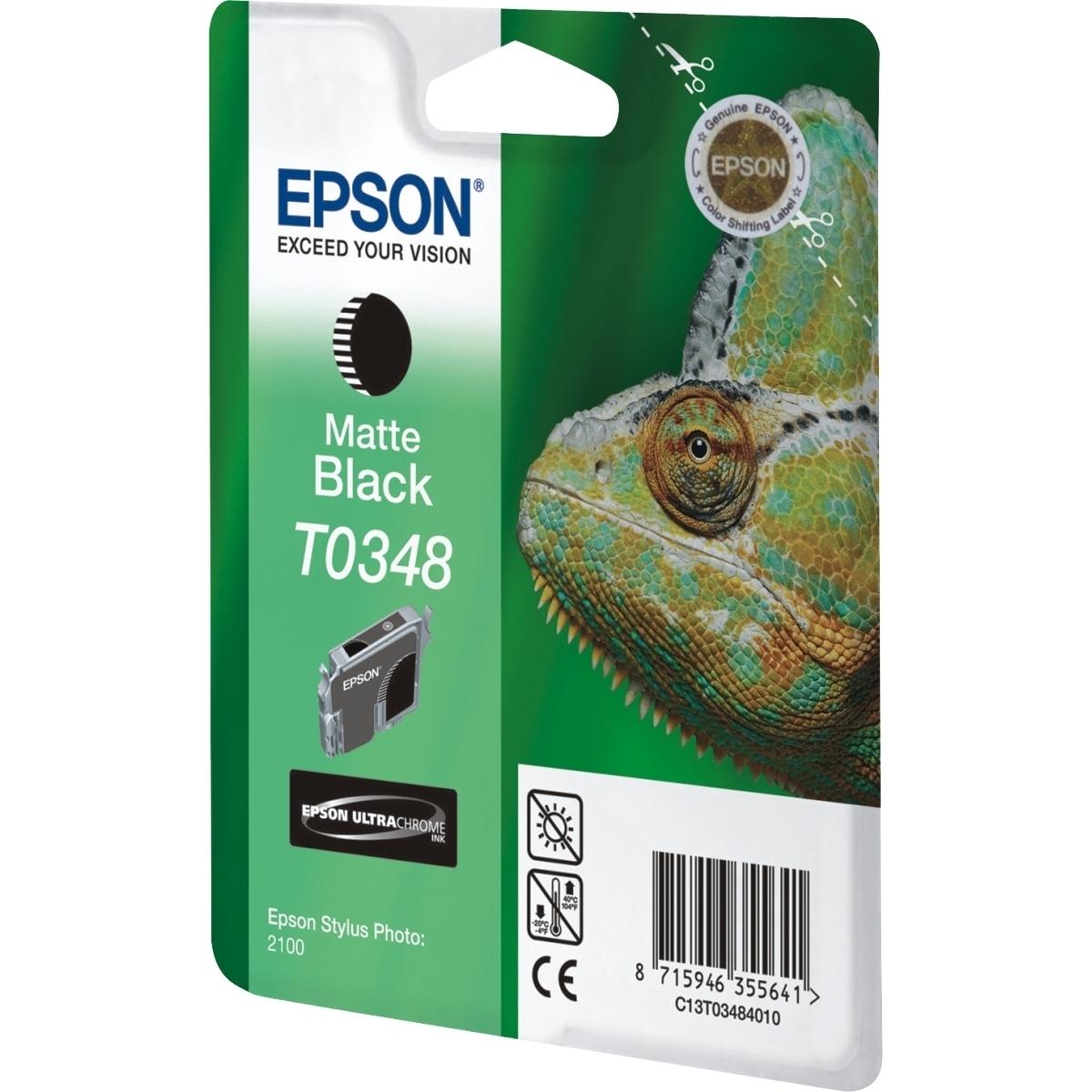 Epson, Druckerpatrone, T0348 Ultra Chrome (MBK)