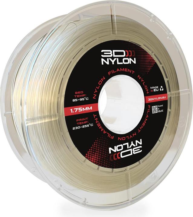 Image du produit 3DLac Filament Nylon Blanc 1.75 mm 1 kg (Nylon, 1.75 mm, 1000 g, Blanc)