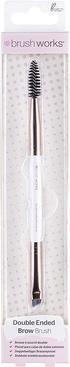 Actual product image Brush Works Brow Duo Brush White/Gold 100g (Eyebrows)