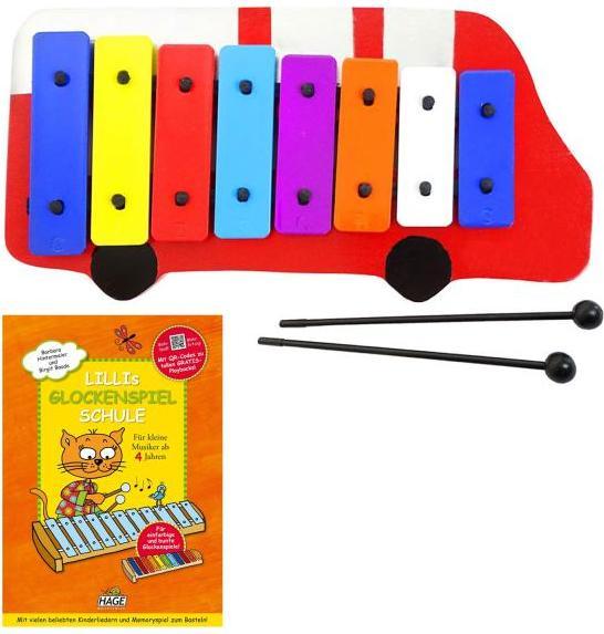 Produktbild keepdrum Fisch Glockenspiel mit Lilli's Glockenspiel Schule mit CD (Deutsch)