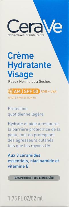Nutritional values and ingredients CeraVe Moisturizing Facial Lotion (52 ml, 24h cream, SPF 50)