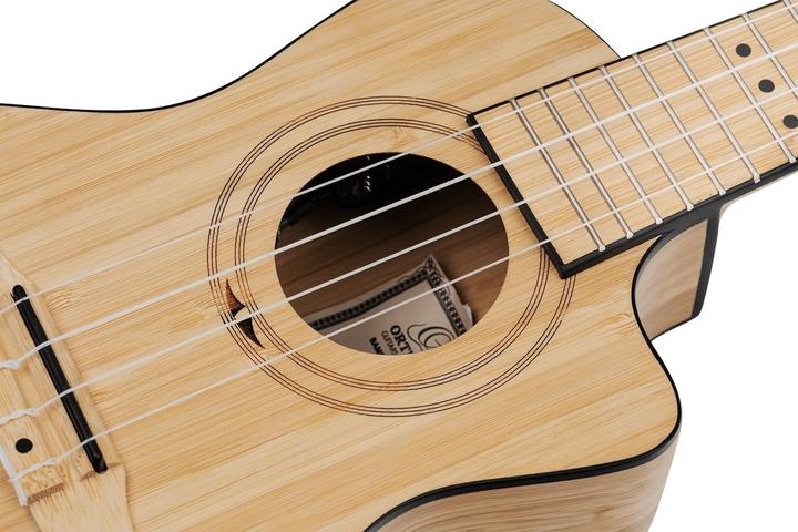 Image du produit Ortega Ukulele Acustico-Elettrico Concert Serie Bambù Tutto Legno Massello (Acoustique)