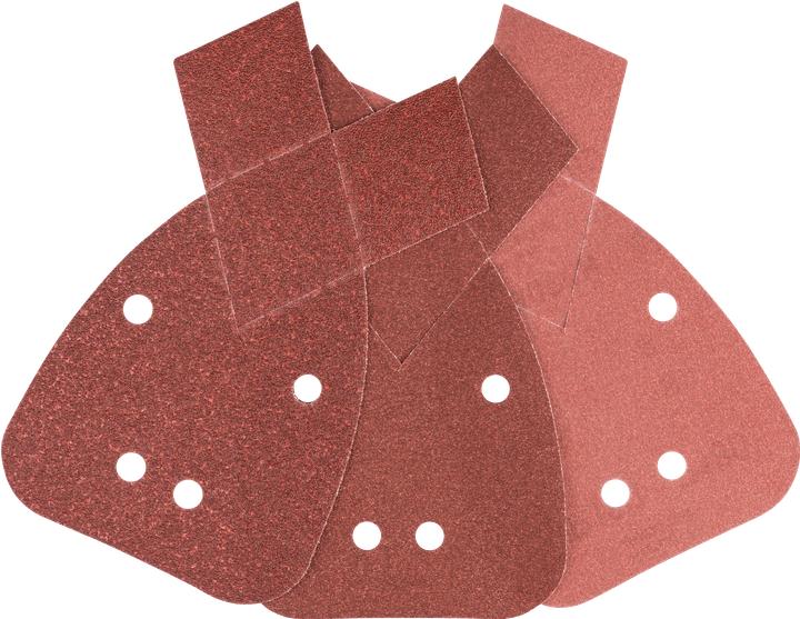 Actual product image Bosch Zubehör 6-piece sanding sheet set for multi-sander K = 80, 120, 180 (80, 120, 180)