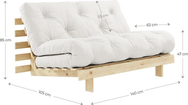 Produktbild Karup Design Roots 140 (Bettsofa, 2-Sitzer)