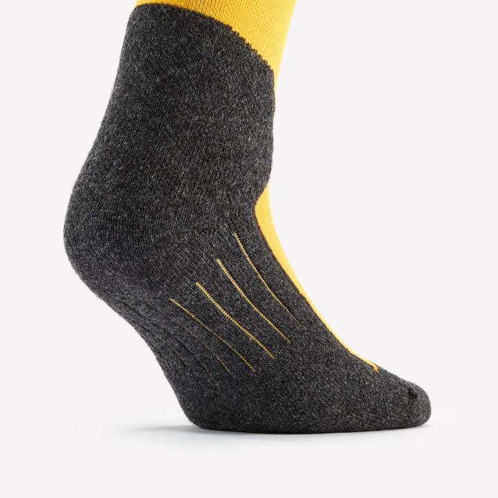 Image du produit Wedze Chaussettes de ski Chaussettes de snowboard adultes - 100 jaune/noir (43 - 46)