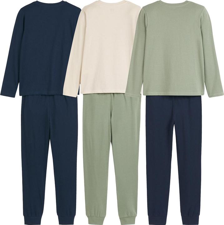 Produktbild La Redoute Collections 3er-Pack Pyjamas mit Messageprint und Bergmotiv (128)