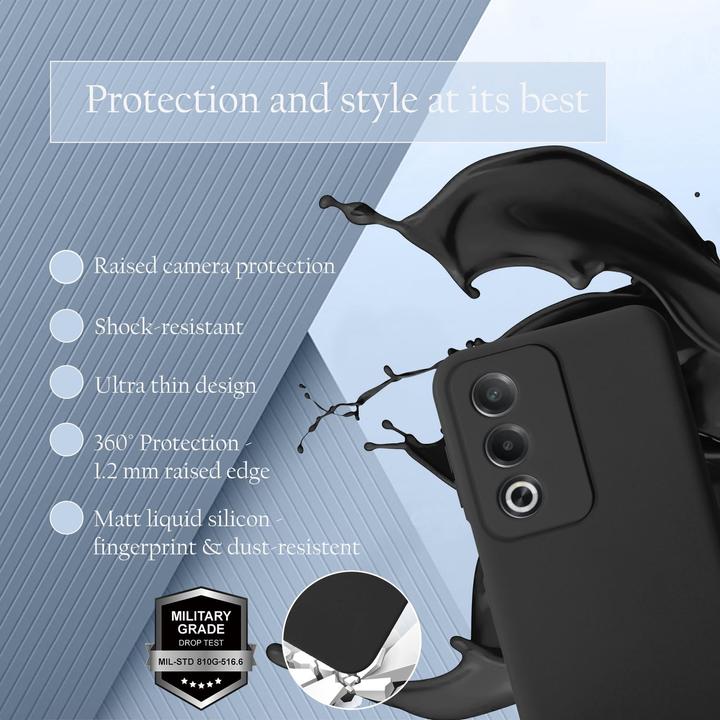 Image du produit Cadorabo Coque pour Oppo A80 TPU Liquid Silicone Case (Oppo A80)