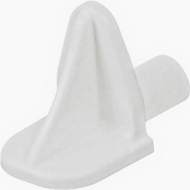 BestaPac Supporto per ripiano plastica bianco 5mm