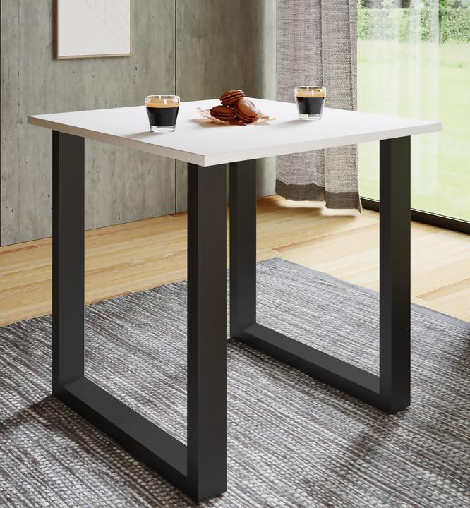 Produktbild VCM Premium Esszimmertisch Holztisch Esstisch Tisch "Xona U" (80 x 50 x 76 cm)