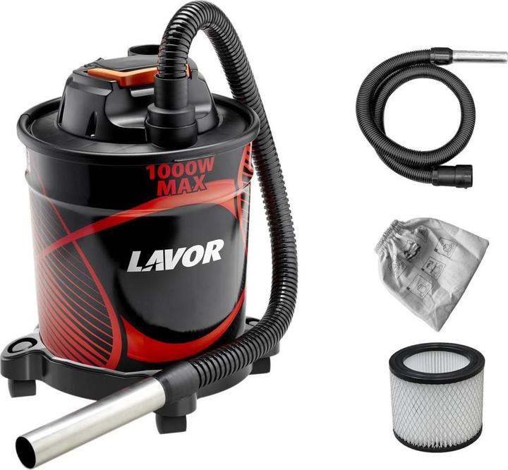 Lavor Ascheabsauger Ashley 416, 1000 W, Behälter (Ash vacuum cleaner)