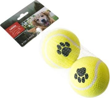 Petcare Balle de tennis 8 cm 2 pcs (Jouet à balle chien)