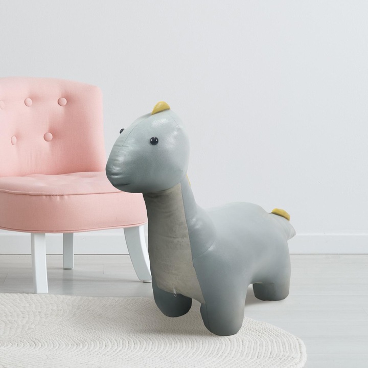 HTI-Living Hocker für Kinder Tiermotiv Dino Langhals (High chair)