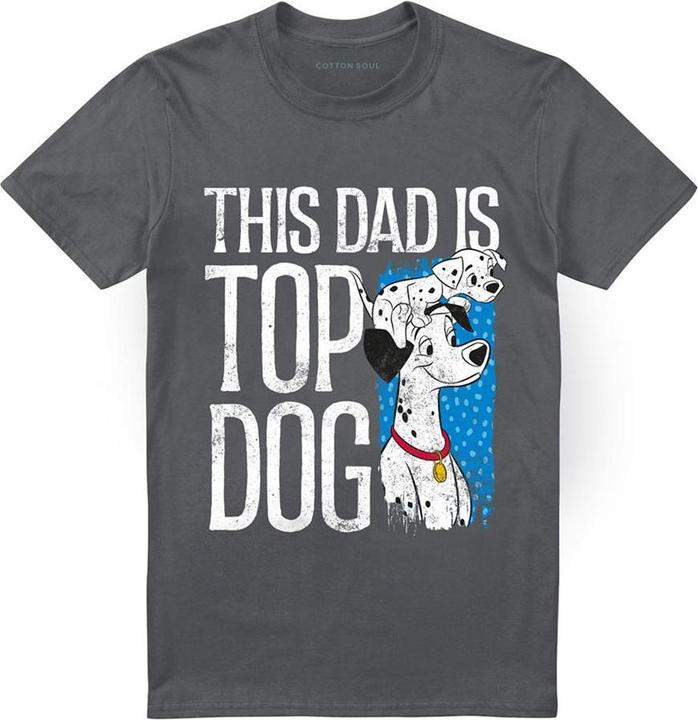 Produktbild 101 Dalmatians This Dad Is Top Dog TShirt (S)