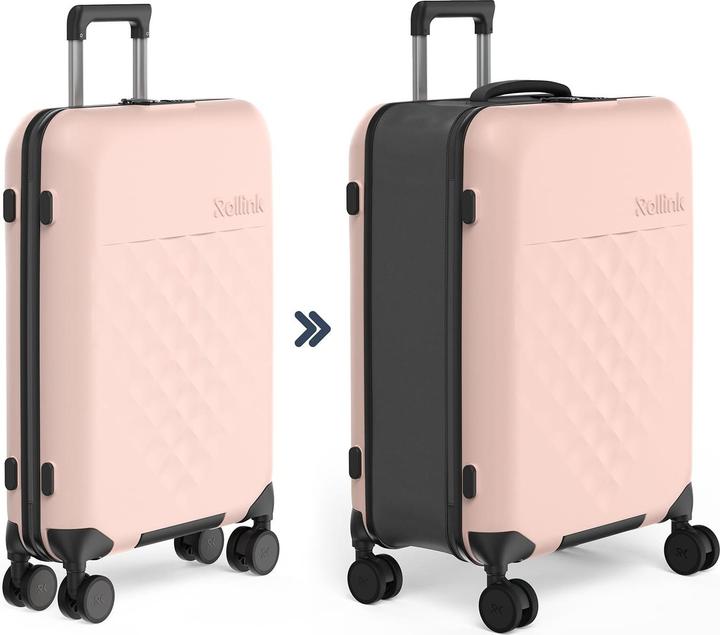 Image du produit Rollink Harde valise / trolley / valise de voyage - Vega 360 - 65 cm - Rose (80 l)