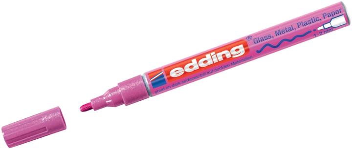 Produktbild Edding Glanzlack-Marker 751 (Pink Metallic, 2 mm, 10 x)