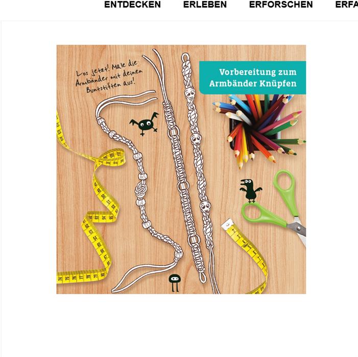 Actual product image Kosmos Knotting bracelets, d