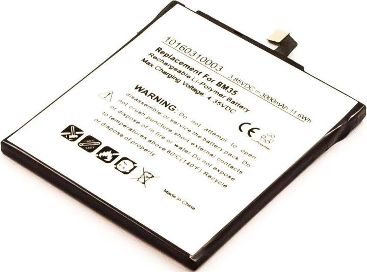 Actual product image AGI 68964 - Battery - Xiaomi - Black - Lithium Polymer (LiPo) - 3000 mAh - 3.9 V