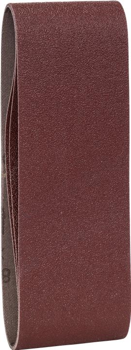 Image du produit Bosch Zubehör Set de 3 bandes abrasives pour ponceuses à bande, qualité rouge K = 80 (80)
