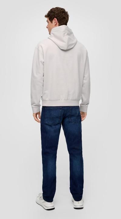 Actual product image S.Oliver Sweatshirt Kapuzen-Sweatshirt mit Logostickerei (S)