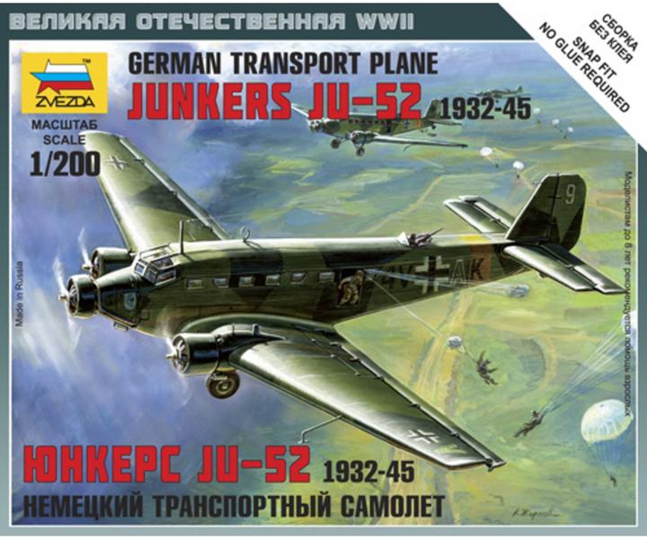 Image du produit Tamiya 1:200 WWII Avion de transport Ju-52