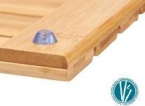 Actual product image Berilo large bamboo shower tray